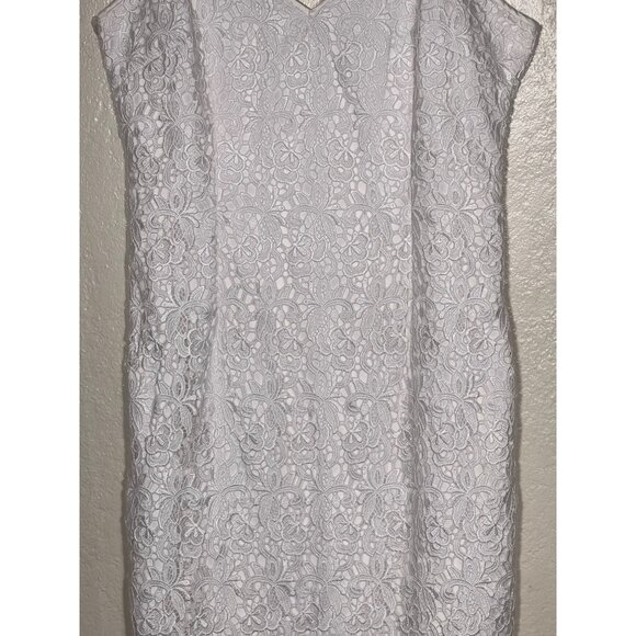 NWT White House Black Market 8 White Lace Slip Dress Wedding Fairy Festival $180 - Picture 14 of 16